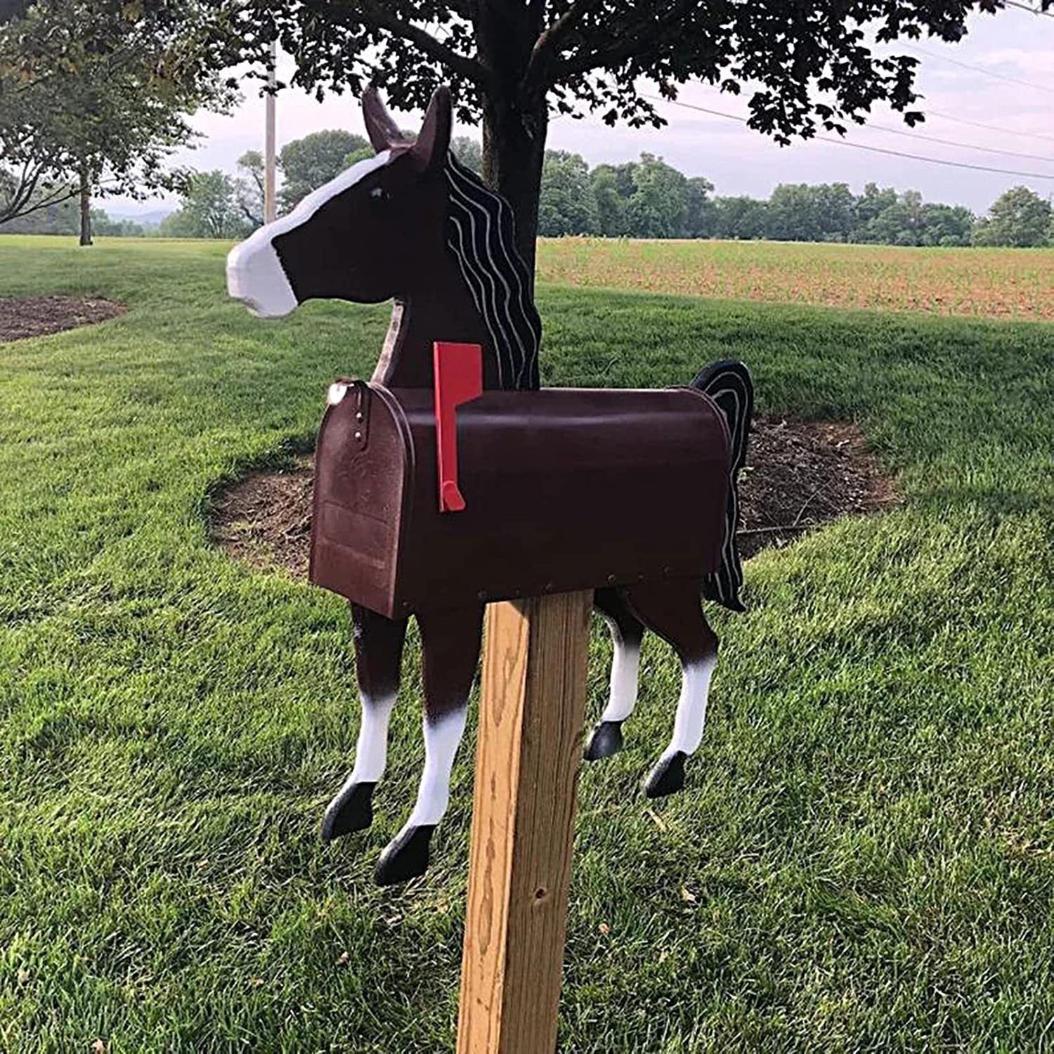 CritterPost – Handcrafted Animal Mailbox in Rustproof Metal for Outdoor Use