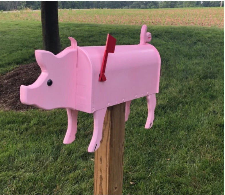 CritterPost – Handcrafted Animal Mailbox in Rustproof Metal for Outdoor Use