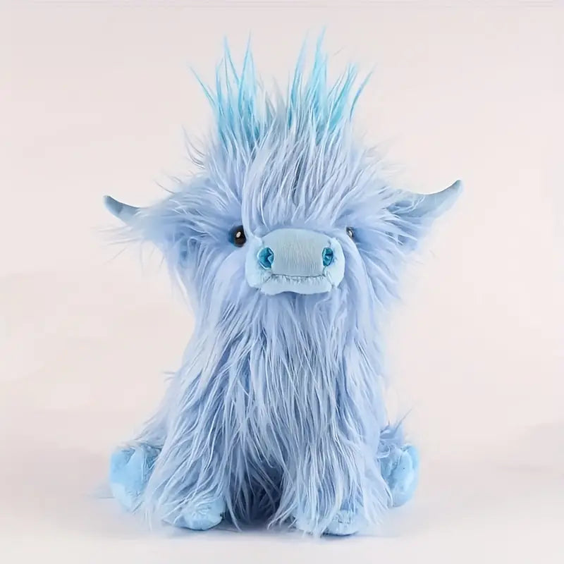 Cuddly Highland Cow Plush Toy – Soft Stuffed Animal Comforter for All Ages, 25 cm