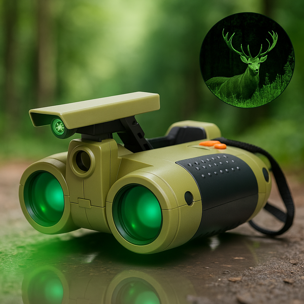 Durable Night Vision Binoculars for Kids – Outdoor Adventure Play Toy for Learning & Exploration