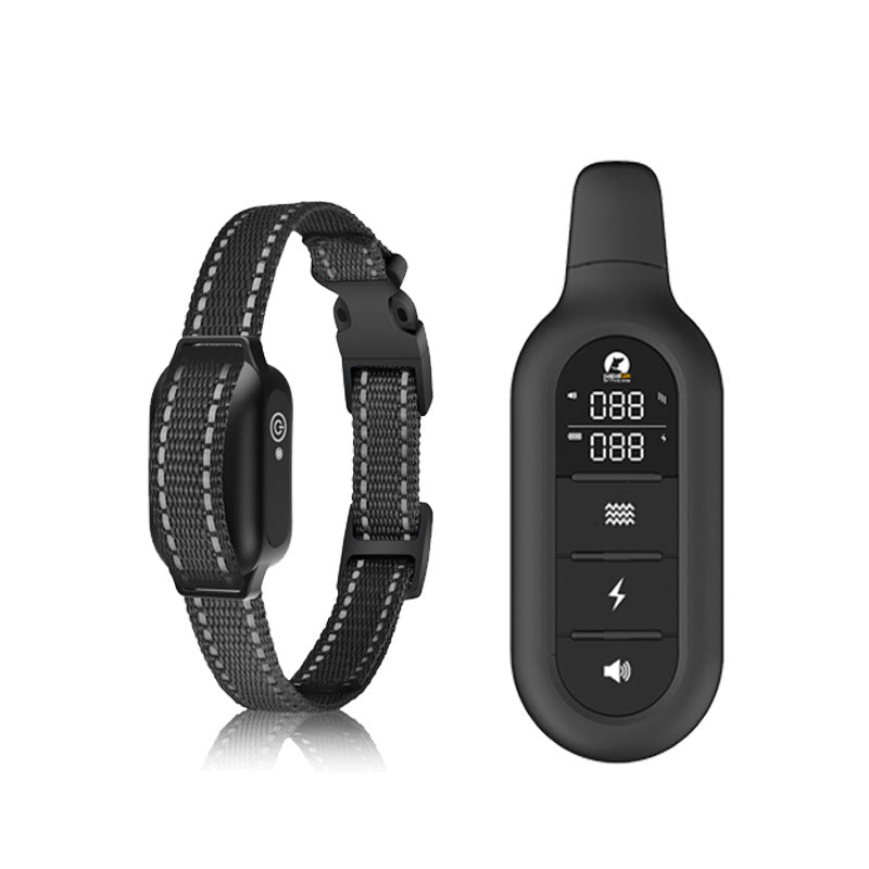 Electric Dog Training Collar with Remote Control, Waterproof, 16 Adjustable Shock Levels, 1000m Range, Beep & Vibration Modes