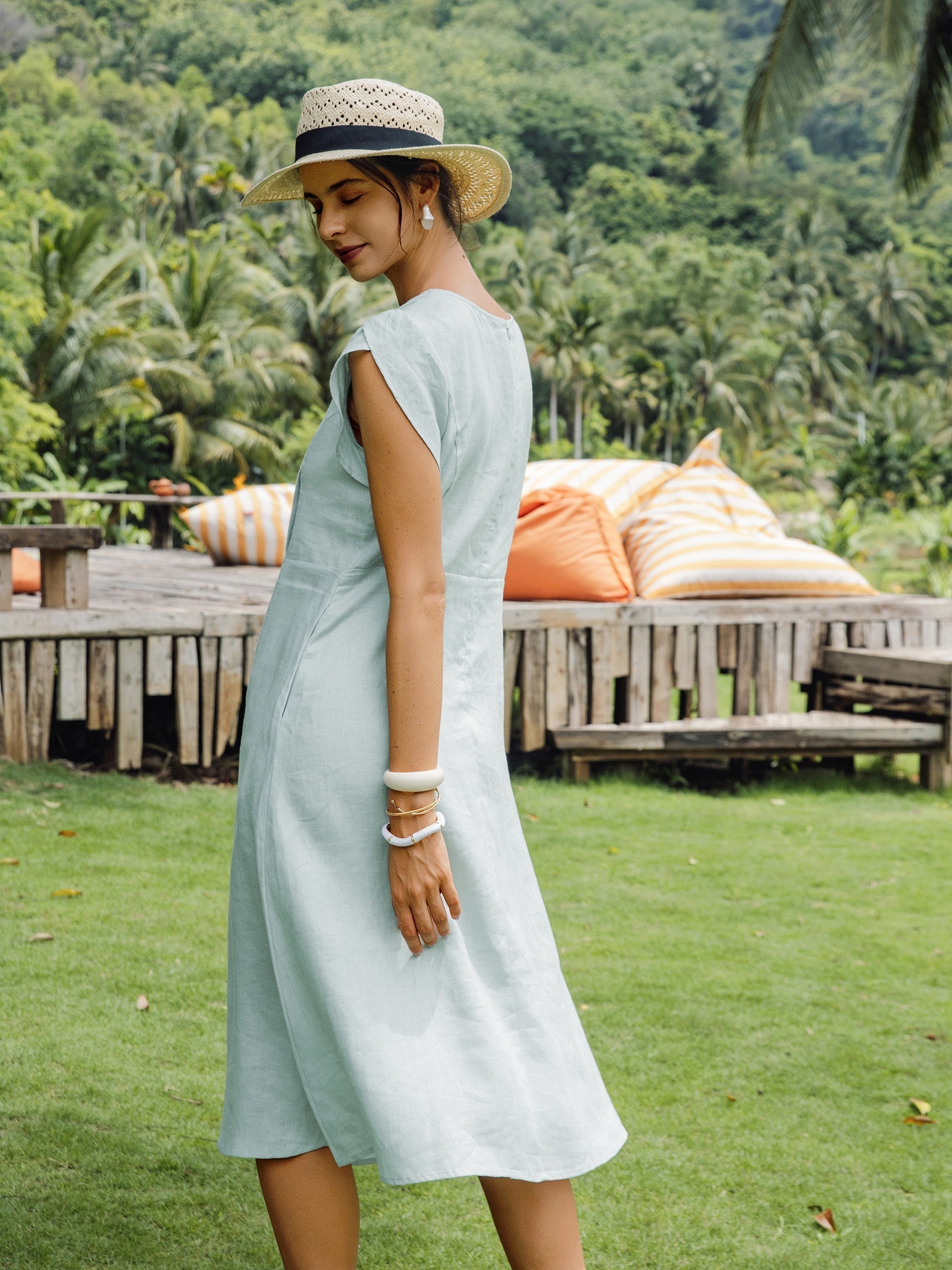 Emma | Elegant Casual Summer Midi Dress