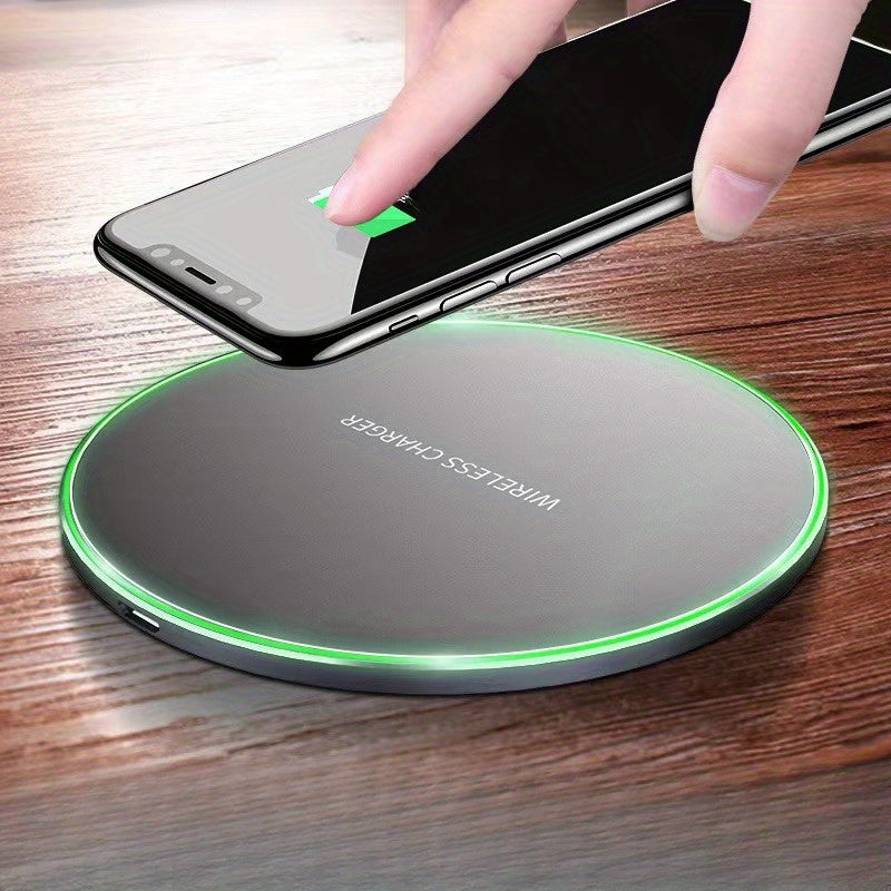 Fast Wireless Charger – 15W Induction Charging Pad for iPhone and Android Devices, Sleek Design, Cable-Free Convenience