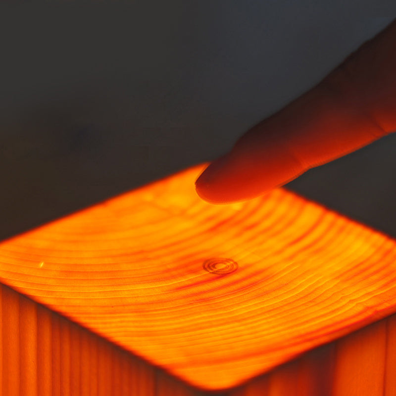 GloedHout | Touch-Control LED Table Lamp with Sleek Modern Minimalist Design