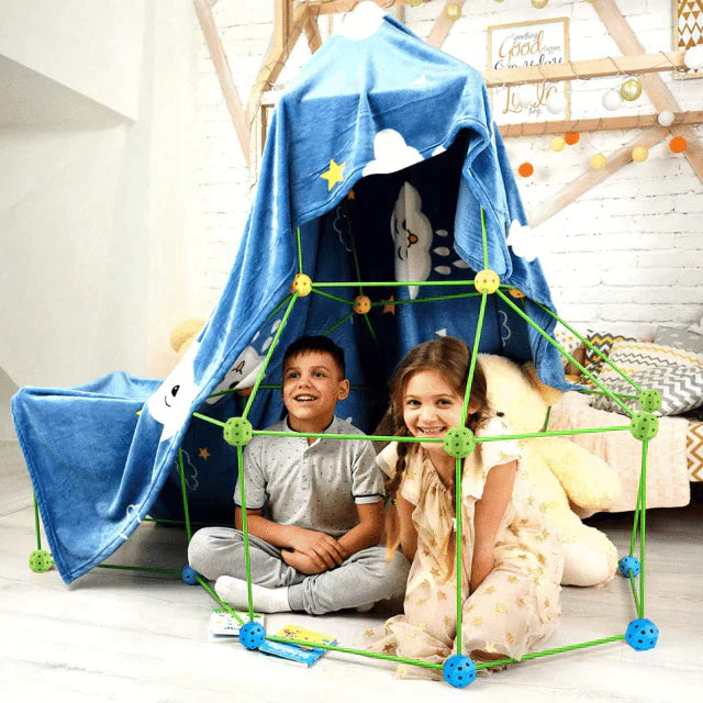 Creative Fort Building Set | Kids' Building Set - Creative Forts & Tents - Fun Educational Plastic Toy!