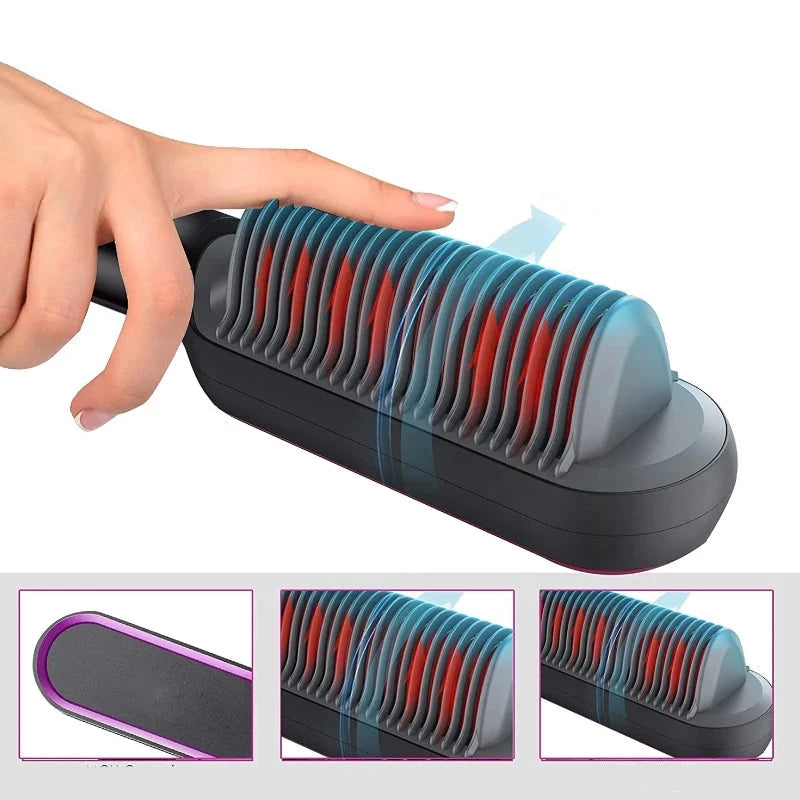 WavePro - 2-in-1 Straightening & Curling Brush