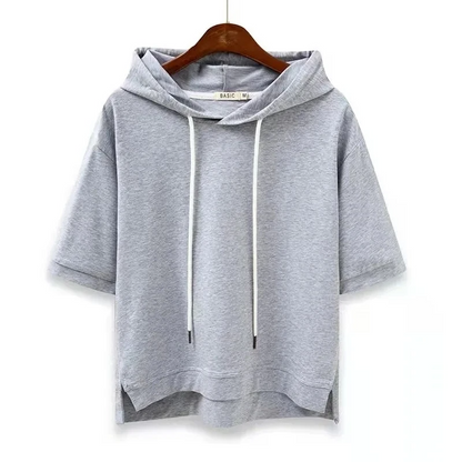 Angelita – Lightweight Short Sleeve Hoodie For Women, Effortless Style And All-Day Comfort