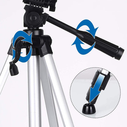 Adjustable Tripod Telescope 70mm with 67x Magnification