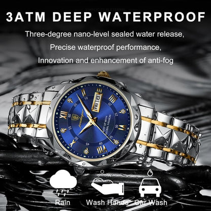 AquaTime | Waterproof Luminous Men’s Watch for Outdoor & Sports Use