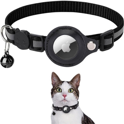 Cat GPS Tracker Collar with Quick Release Closure and Reflective Design for Enhanced Night Visibility