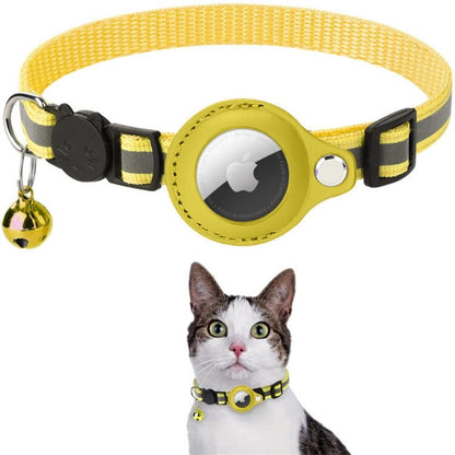 Cat GPS Tracker Collar with Quick Release Closure and Reflective Design for Enhanced Night Visibility