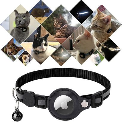 Cat GPS Tracker Collar with Quick Release Closure and Reflective Design for Enhanced Night Visibility
