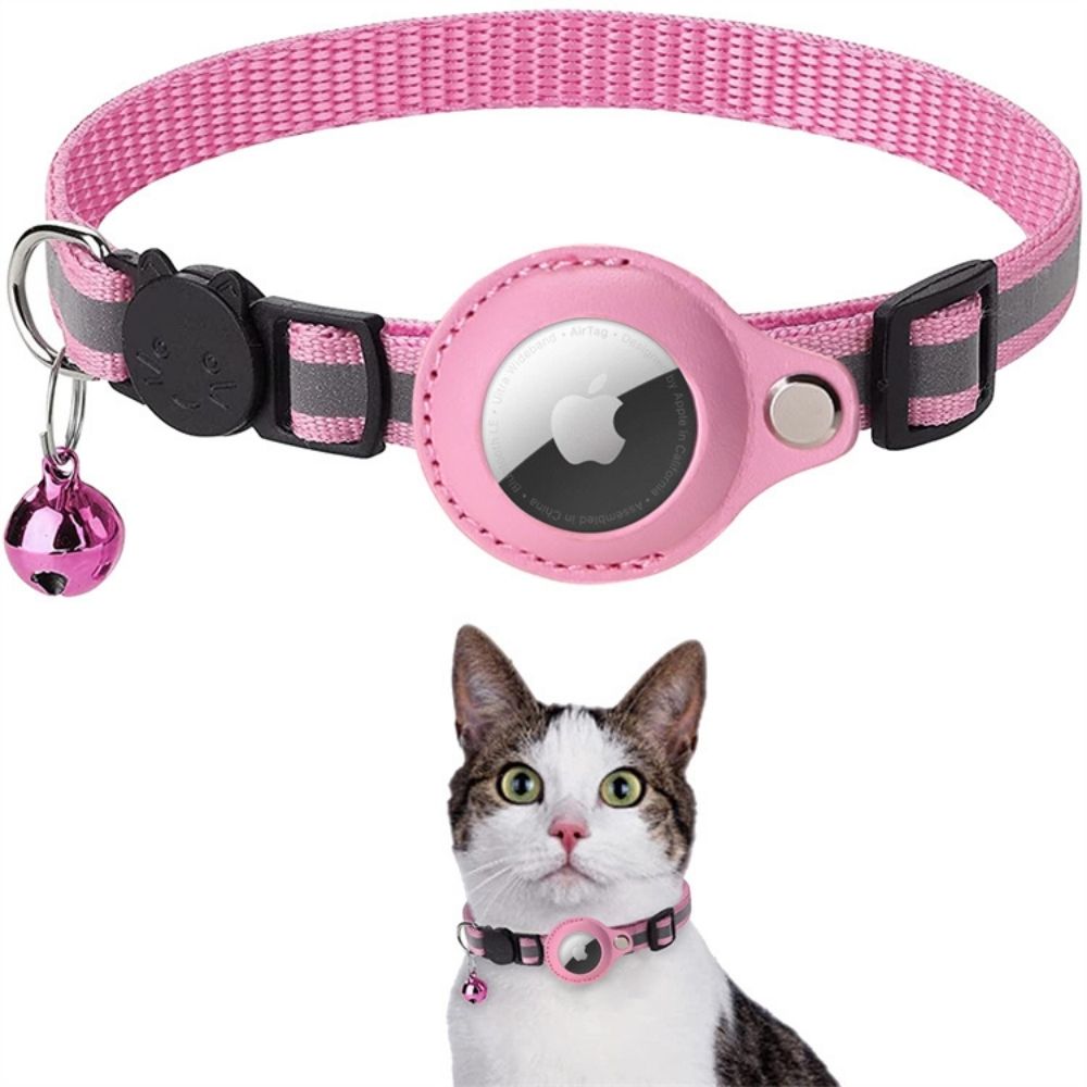 Cat GPS Tracker Collar with Quick Release Closure and Reflective Design for Enhanced Night Visibility