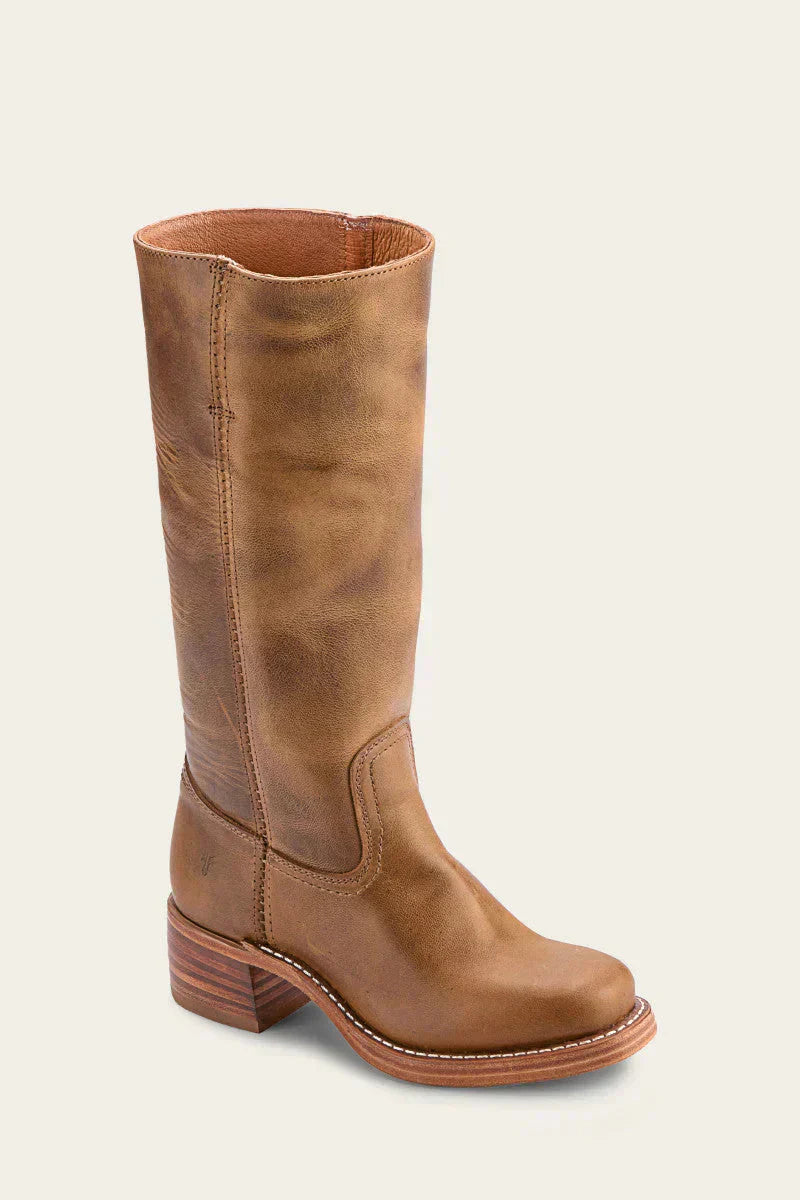 Classic Women's Boots with Block Heel – Durable Handcrafted Design for Timeless Style