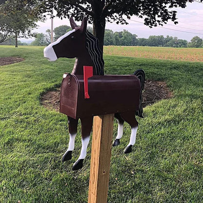 CritterPost – Handcrafted Animal Mailbox in Rustproof Metal for Outdoor Use