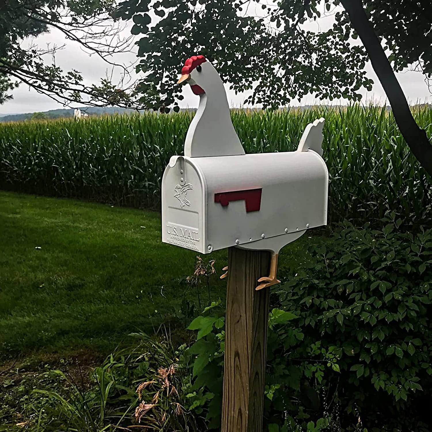 CritterPost – Handcrafted Animal Mailbox in Rustproof Metal for Outdoor Use