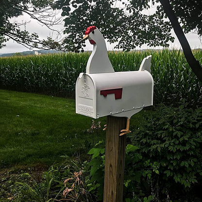CritterPost – Handcrafted Animal Mailbox in Rustproof Metal for Outdoor Use