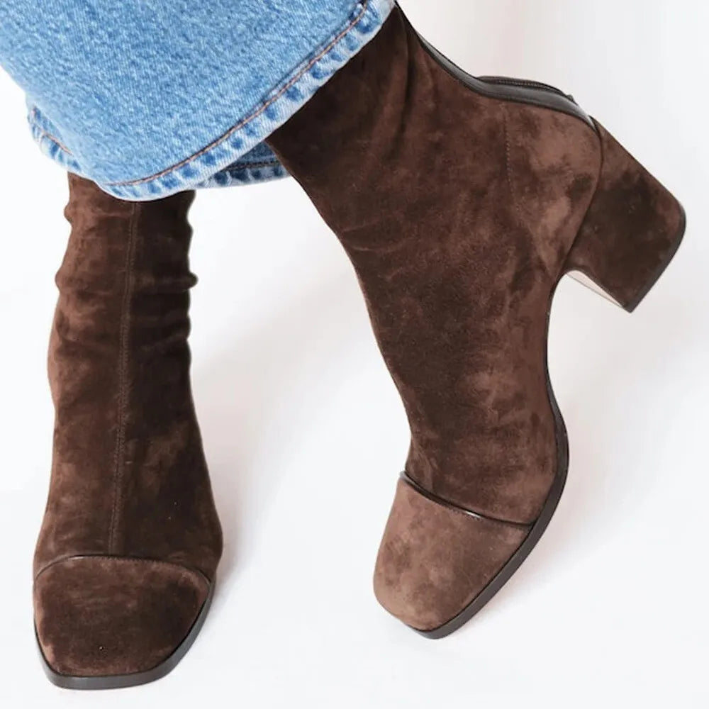 Elegant Ankle Boots | Comfortable Design with Shock-Absorbing Sole – Perfect Fit for Sensitive Feet