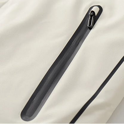 Elegant Women’s Quilted Winter Coat – Waterproof and Windproof Jacket with Detachable Hood for Cold Weather