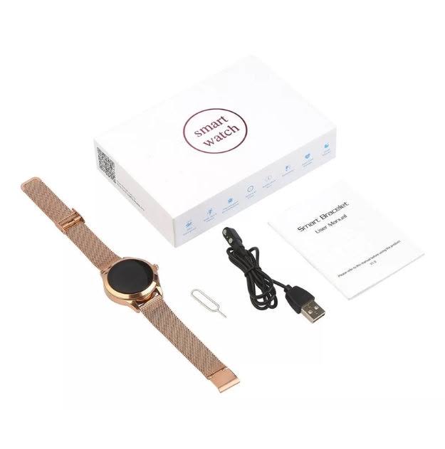 Elegant Women's Smartwatch with Health Monitoring, Smart Notifications & Customizable Styles