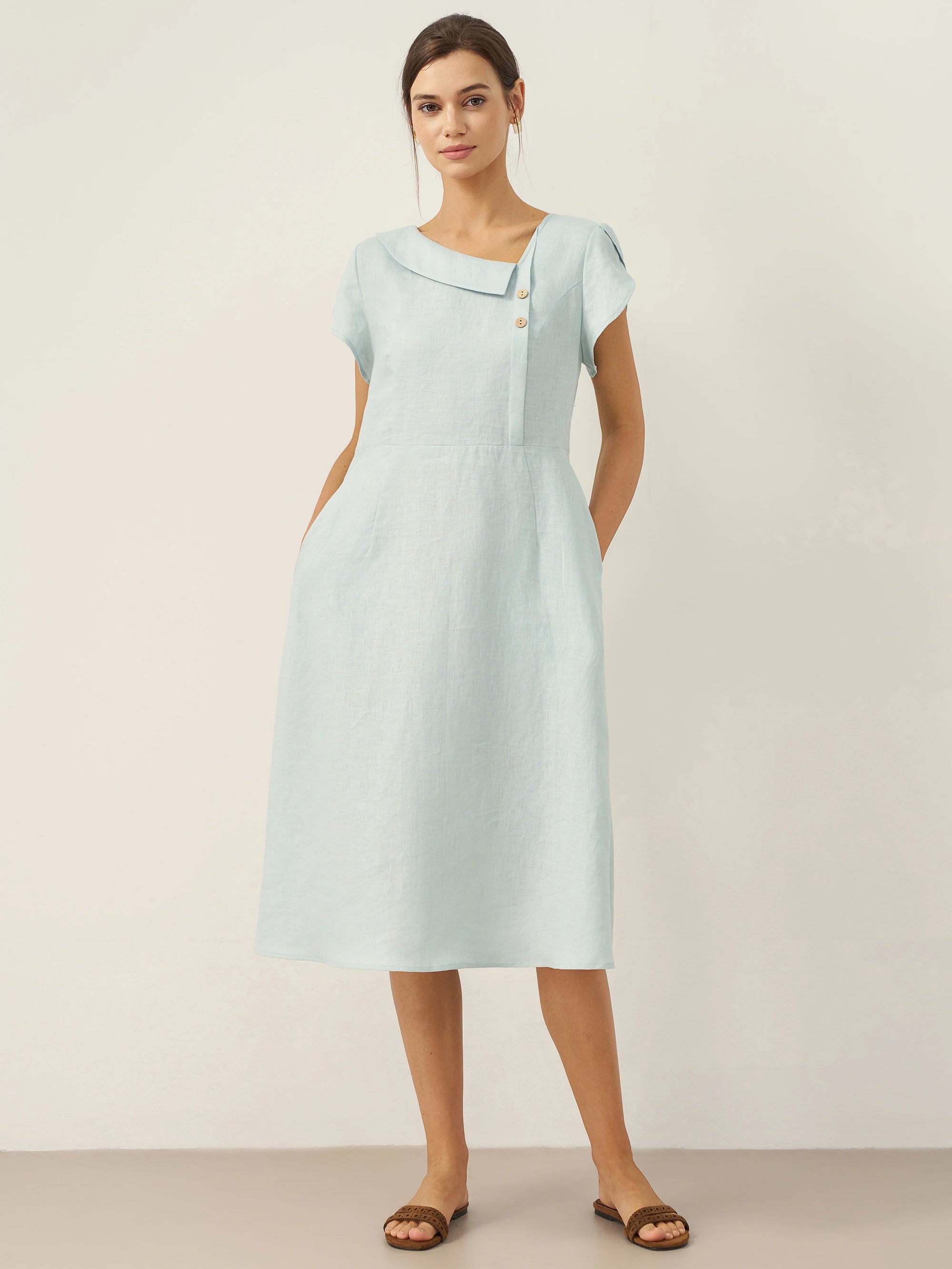 Emma | Elegant Casual Summer Midi Dress