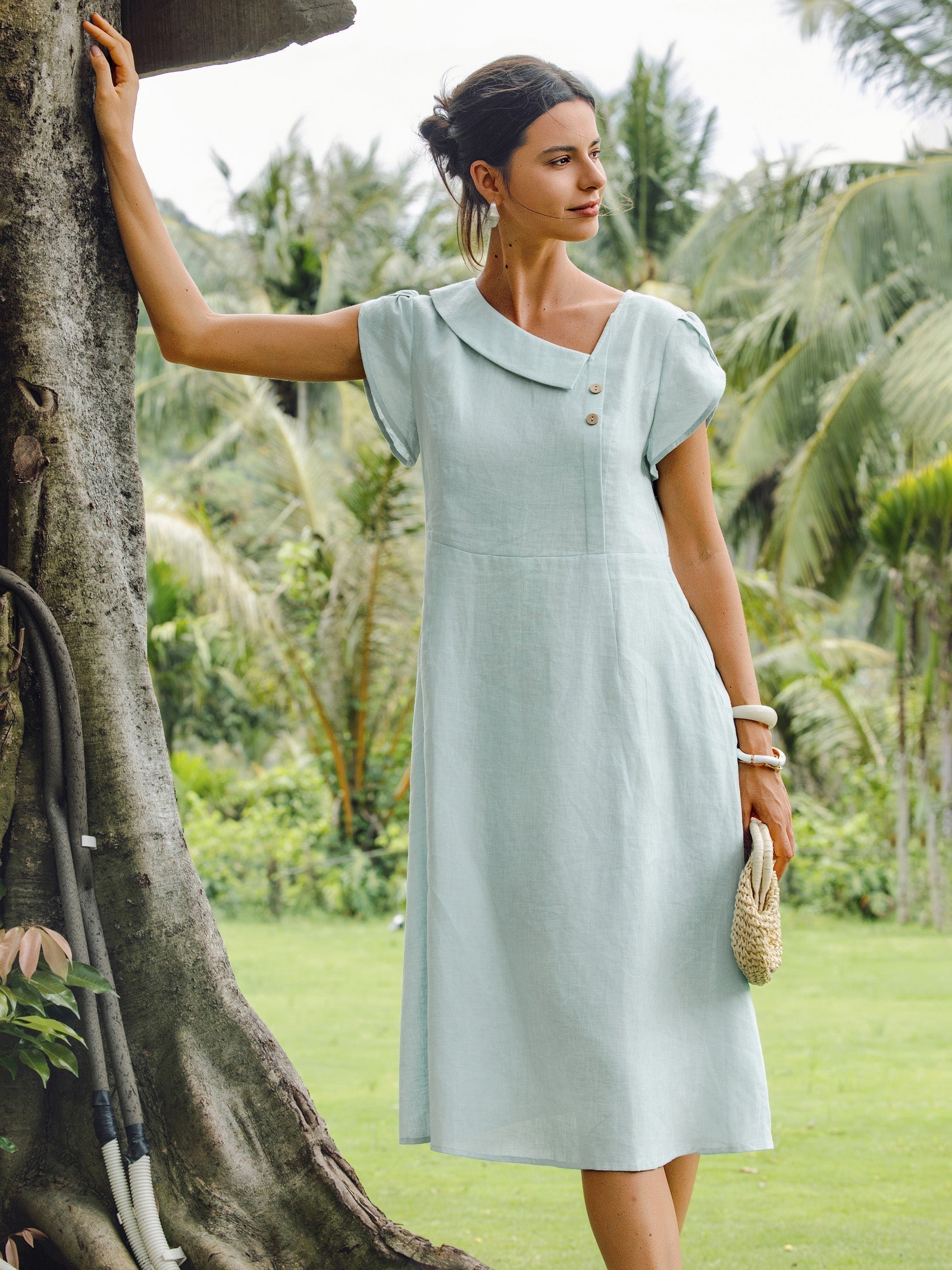Emma | Elegant Casual Summer Midi Dress