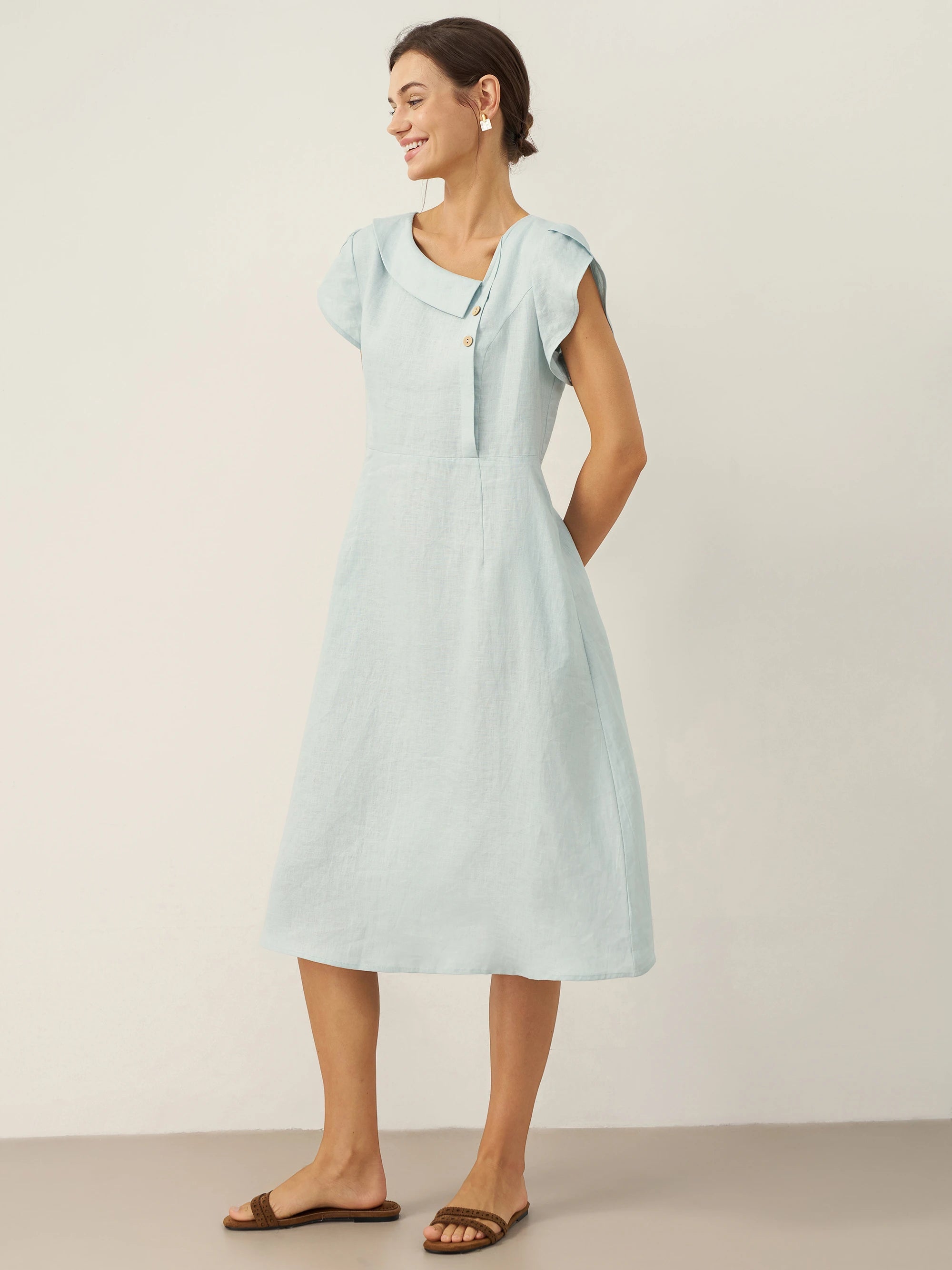 Emma | Elegant Casual Summer Midi Dress