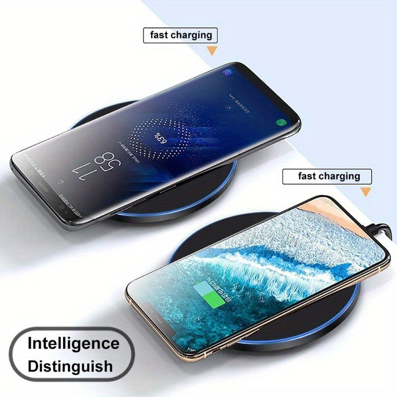 Fast Wireless Charger – 15W Induction Charging Pad for iPhone and Android Devices, Sleek Design, Cable-Free Convenience