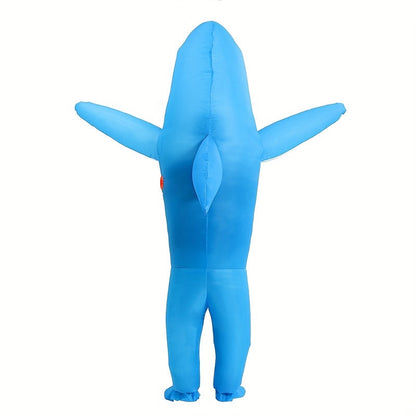 Funny Shark Costume | Unisex Full Body Inflatable Halloween Outfit