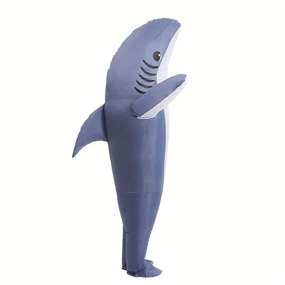 Funny Shark Costume | Unisex Full Body Inflatable Halloween Outfit
