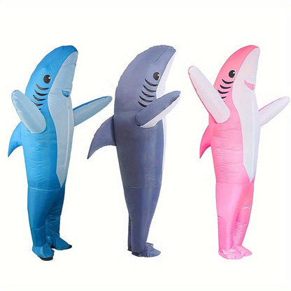 Funny Shark Costume | Unisex Full Body Inflatable Halloween Outfit