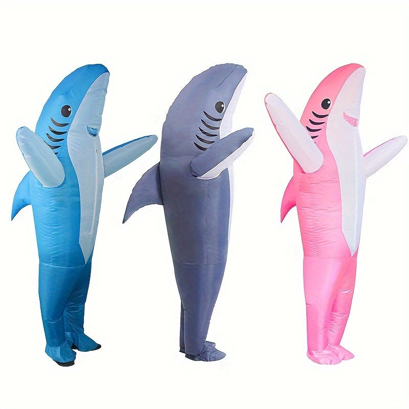 Funny Shark Costume | Unisex Full Body Inflatable Halloween Outfit