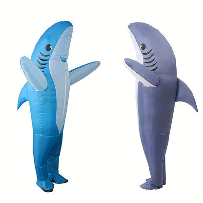 Funny Shark Costume | Unisex Full Body Inflatable Halloween Outfit
