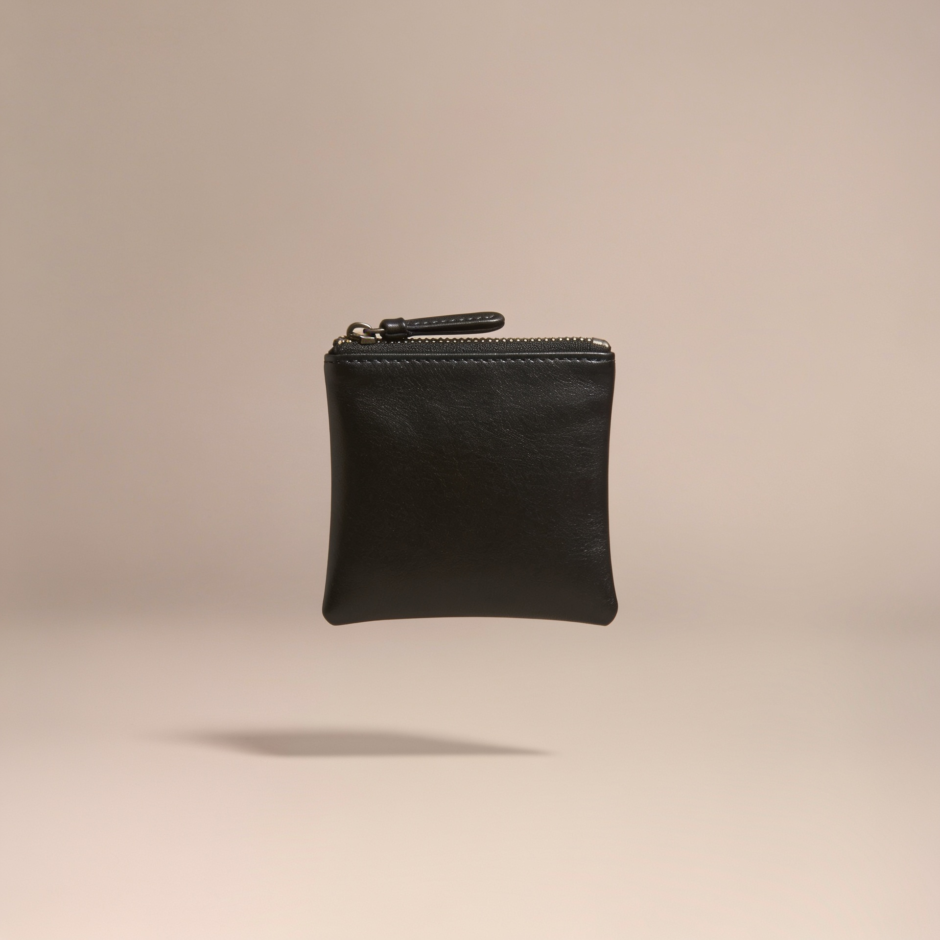 The Zip Pouch in black leather