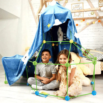 Creative Fort Building Set | Kids' Building Set - Creative Forts & Tents - Fun Educational Plastic Toy!