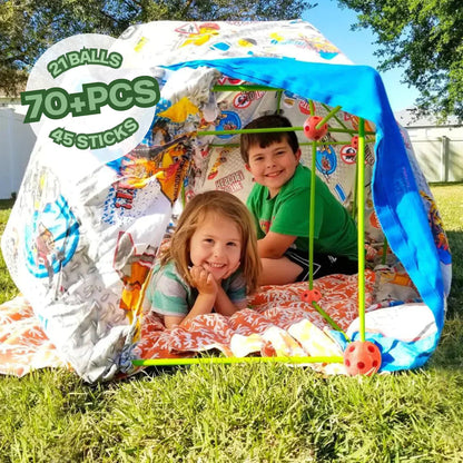 Creative Fort Building Set | Kids' Building Set - Creative Forts & Tents - Fun Educational Plastic Toy!
