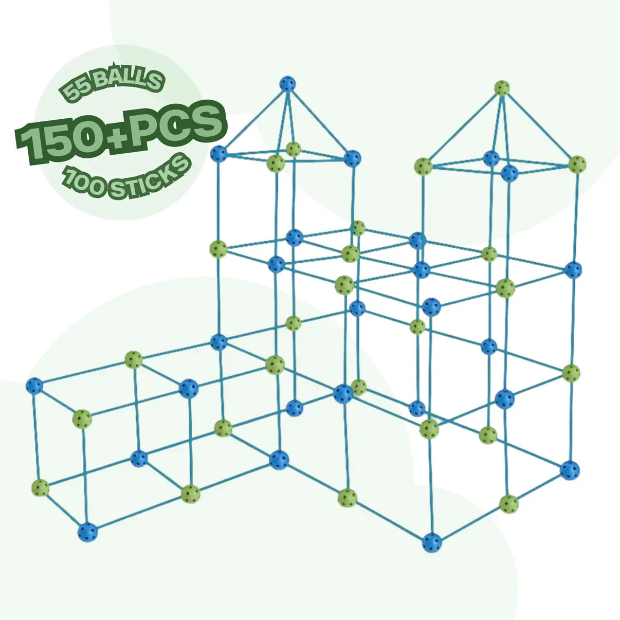 Creative Fort Building Set | Kids' Building Set - Creative Forts & Tents - Fun Educational Plastic Toy!