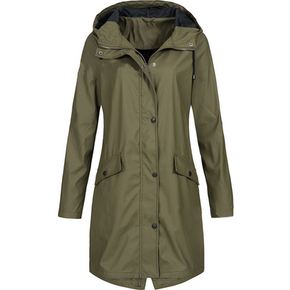 Everyday Essentials – Women's Raincoat With Hood For Stylish Weather Protection