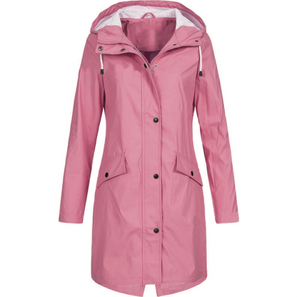 Everyday Essentials – Women's Raincoat With Hood For Stylish Weather Protection