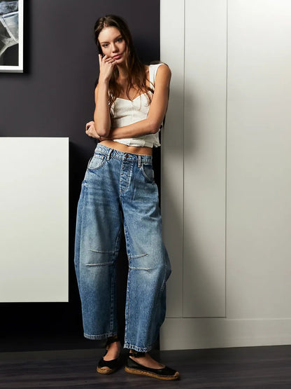 Women's Wide Leg Denim Jeans