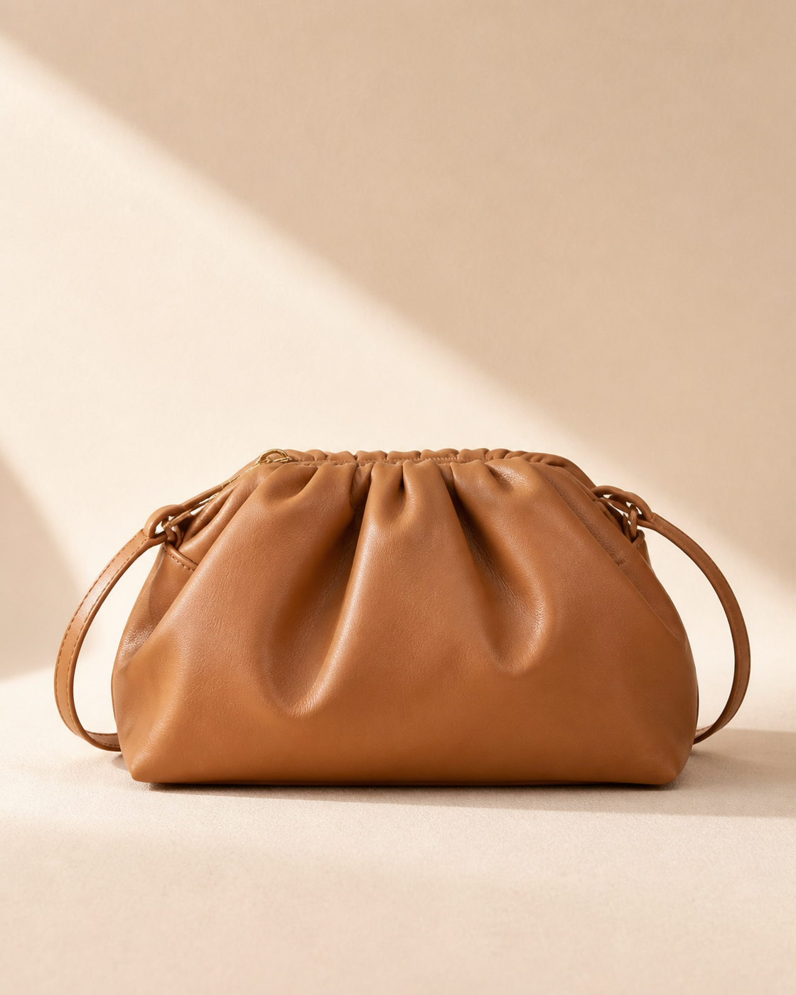 Saint Loir Pleated Shoulder Bag — front catalog view