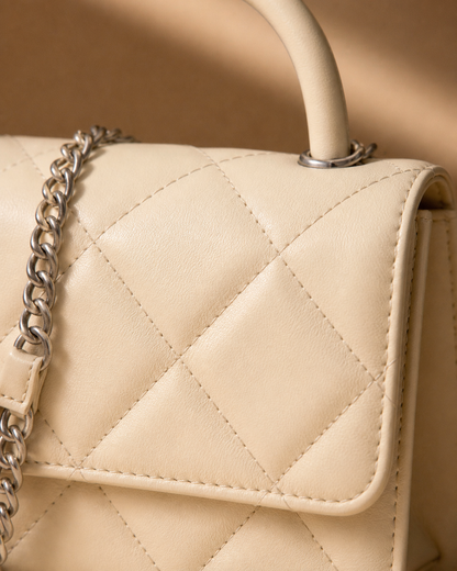 Saint Loir Quilted Top-Handle Bag — detail view