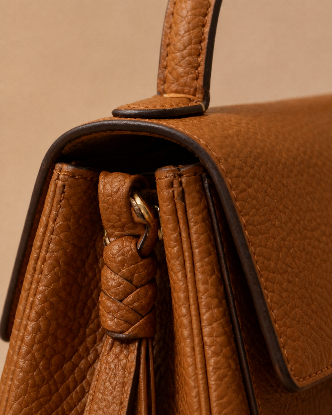 Saint Loir Structured Satchel — detail view