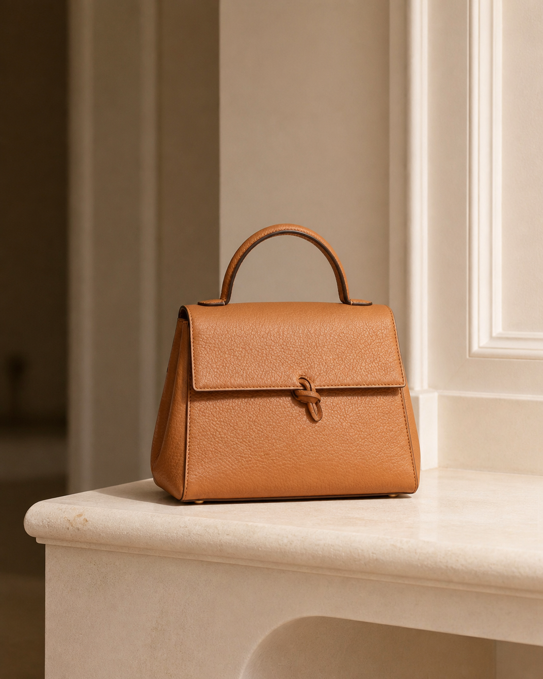 Saint Loir Structured Satchel — lifestyle view