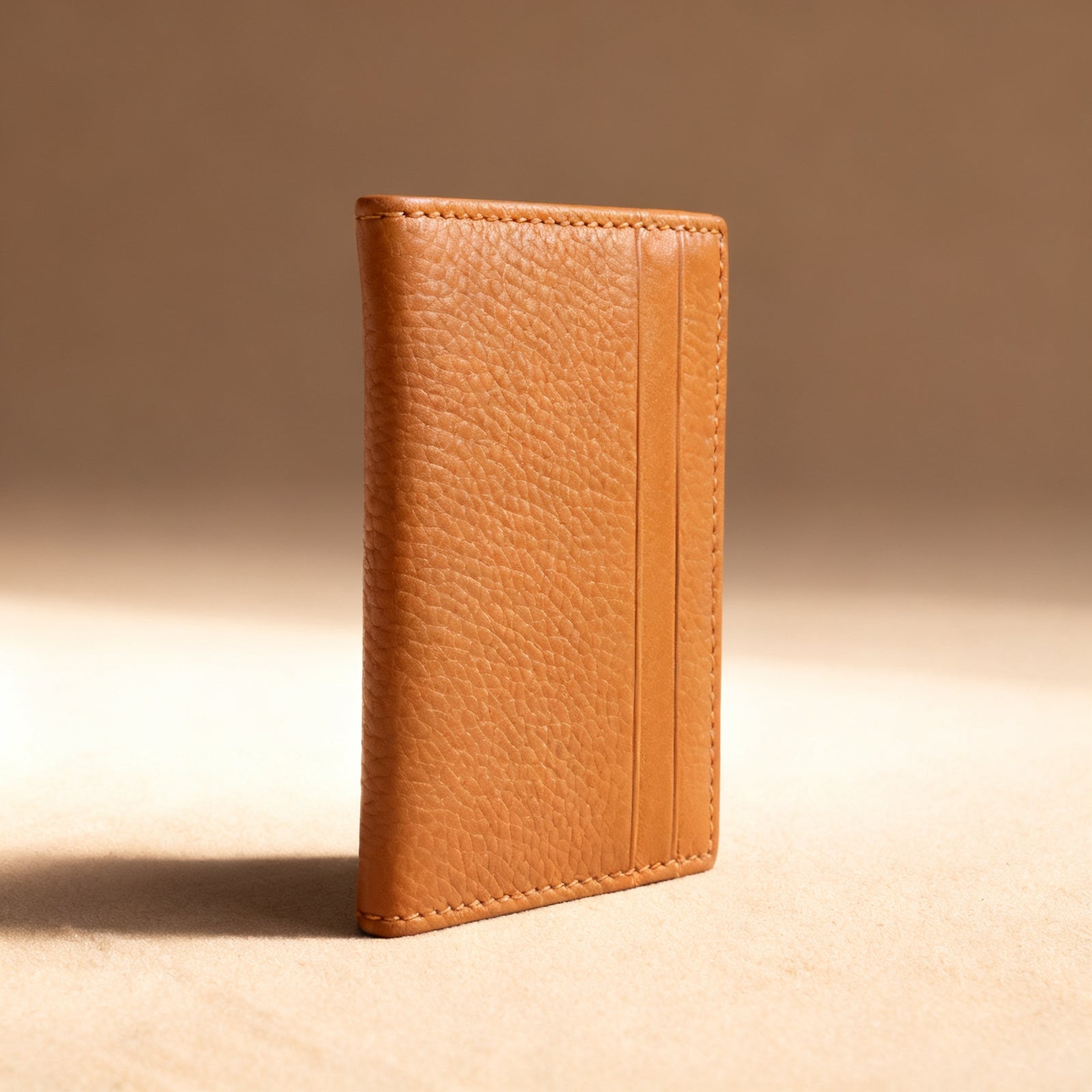 The Card Holder, three-quarter view