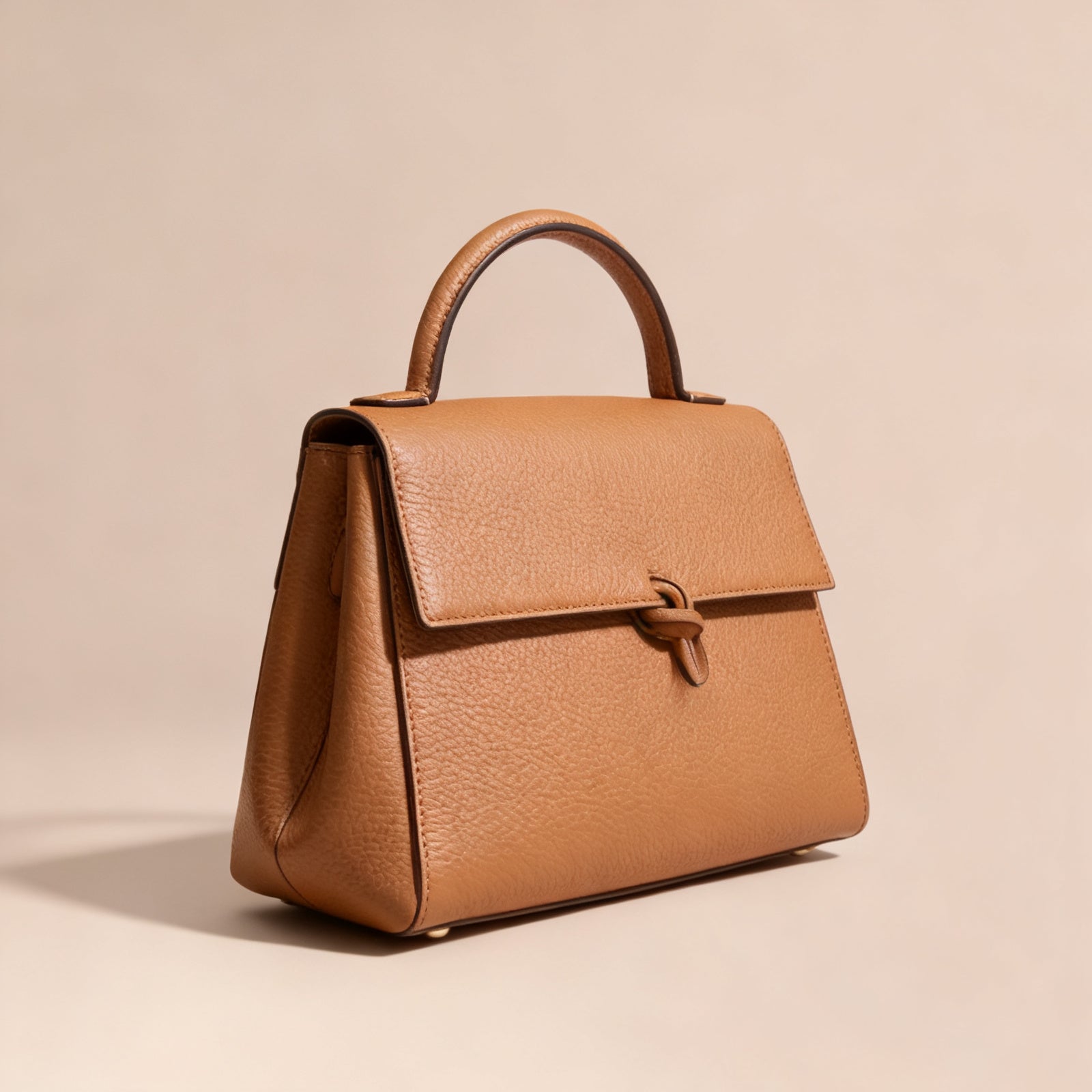 The Structured Satchel, three-quarter view